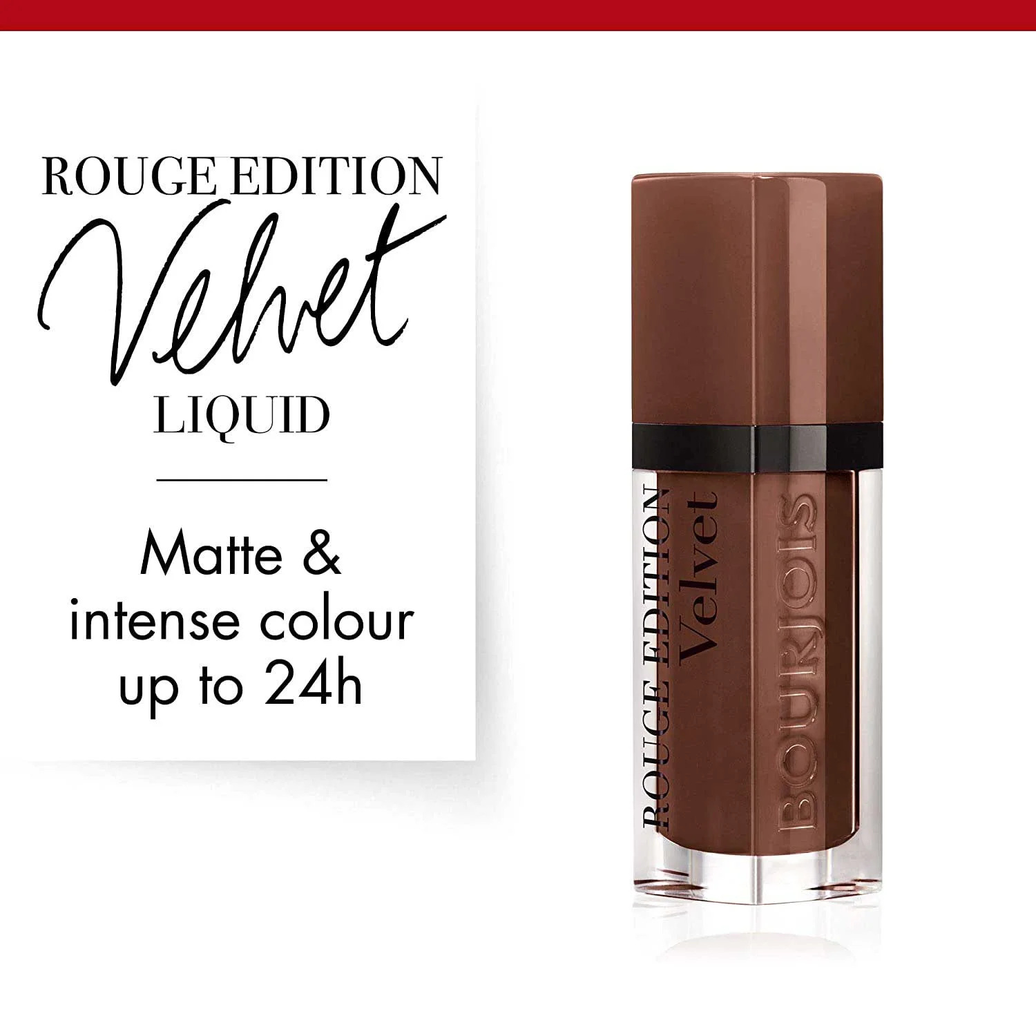 Bourjois Rouge Edition Velvet Liquid Lipstick - Chocolate Corset 23 - Image 4