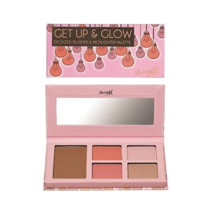 Barry M Get Up & Glow Bronzer, Blusher & Highligther Palette