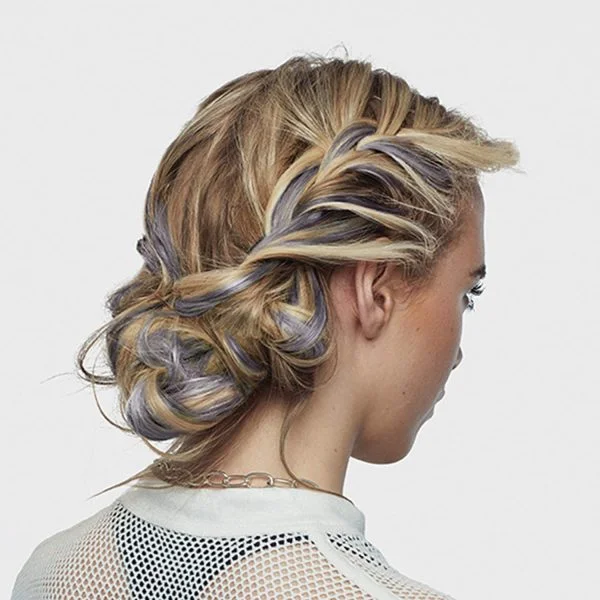 L'Oreal Colorista Hair Makeup for Light Blonde Hair - Metallic Grey- 30ml - Image 2