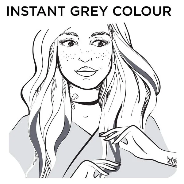 L'Oreal Colorista Hair Makeup for Light Blonde Hair - Metallic Grey- 30ml - Image 3