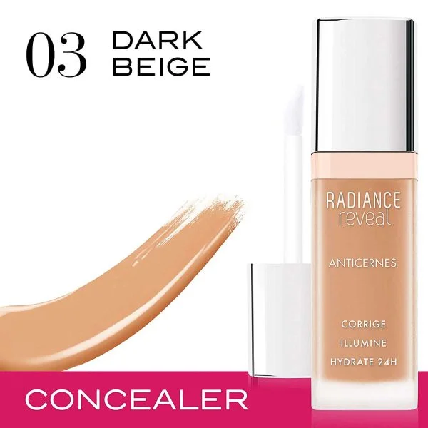 Bourjois Radiance Reveal Concealer 7.8ml - Dark Beige 03 - Image 5