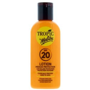 Tropic By Malibu Medium Protection Sunscreen Lotion SPF 20 - 100ml