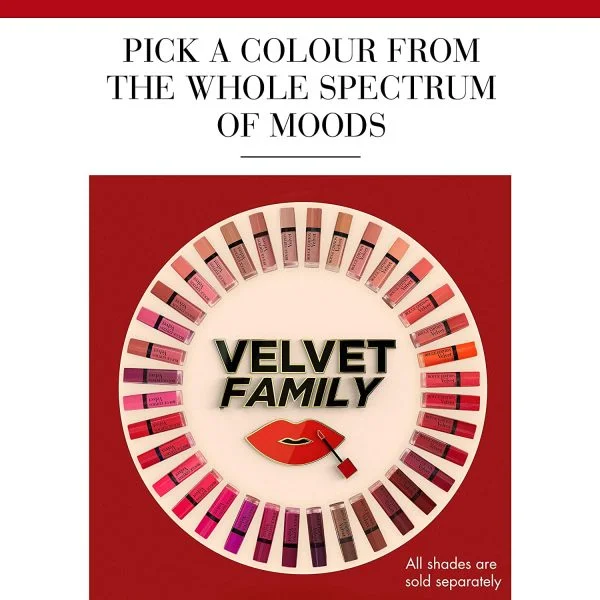 Bourjois Rouge Edition Velvet Liquid Lipstick - Berry Chic 25 - Image 8