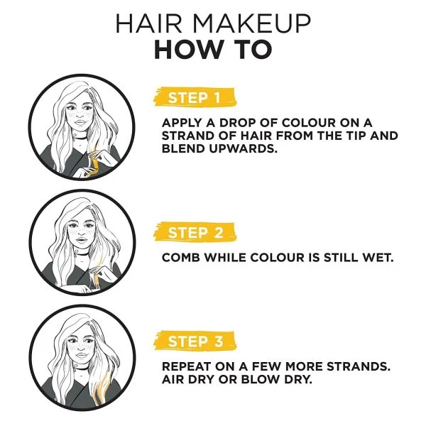 L'Oreal Colorista Hair Makeup for Light Blonde Hair - Yellow - 30ml - Image 5