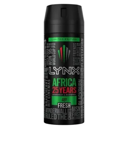 Lynx Africa 25 Years Duo Set 2pc (250ml Shower Gel & 150ml Body Spray) - Image 7