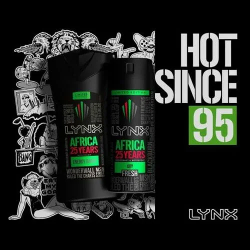 Lynx Africa 25 Years Duo Set 2pc (250ml Shower Gel & 150ml Body Spray) - Image 4