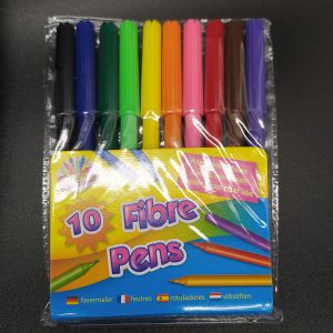 Artbox Fibre Colouring Pens - 10pk