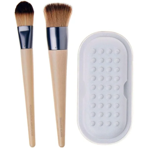EcoTools Custom Match Duo Makeup Brushes and Mixing Palette with Lid - Image 3