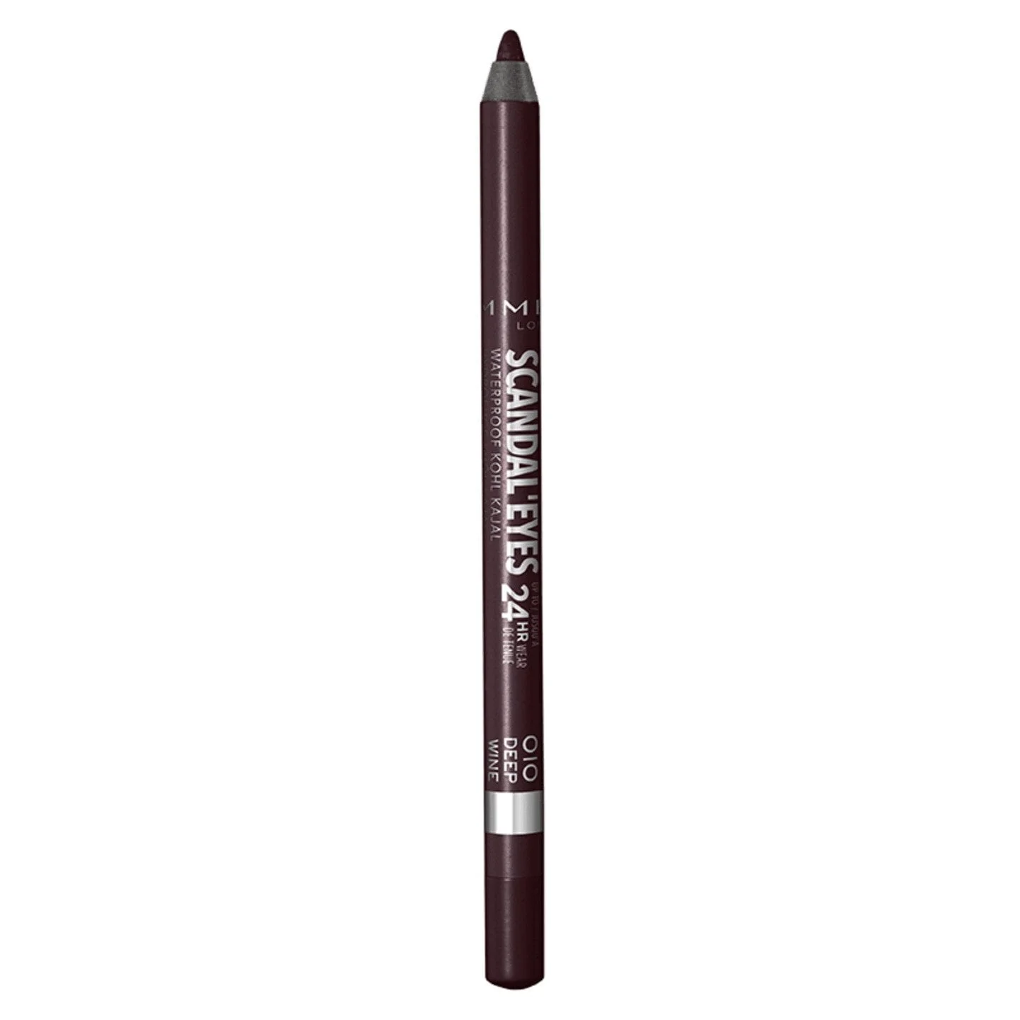Rimmel Scandaleyes Waterproof Kohl Kajal - Deep Wine 010 - Image 2