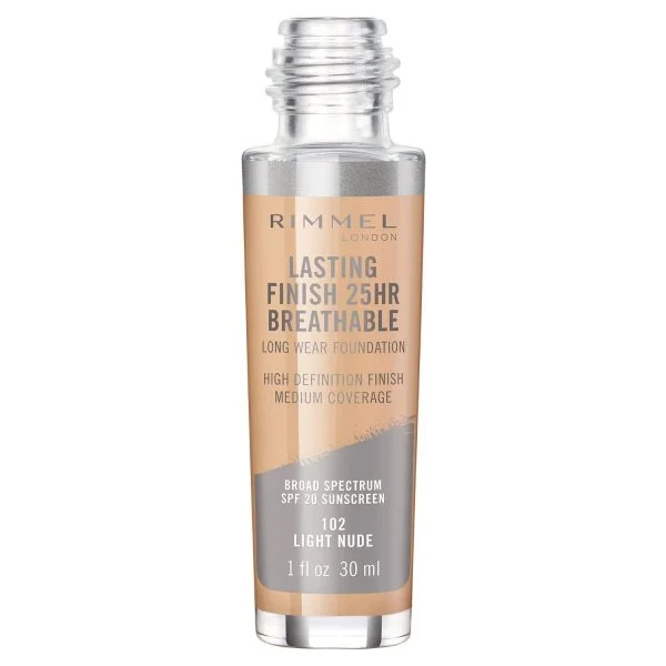 Rimmel Lasting Finish 25 Hour Foundation - Light Nude 102 - Image 3