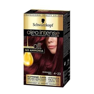 Schwarzkopf Oleo Intense Hair Dye - Burgundy Red 4-23