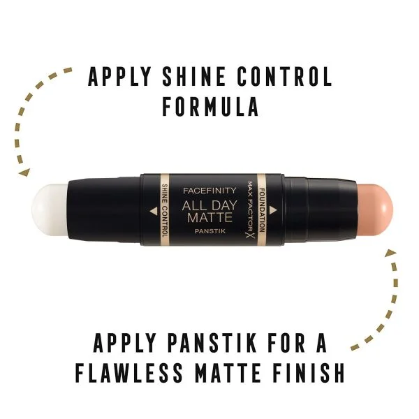 Max Factor Facefinity All Day Matte Pan Stik Foundation - Beige 55 - Image 3