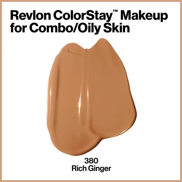 Revlon ColorStay™ Makeup for Combo/Oily Skin SPF 15 - Rich Ginger 380 - Image 2