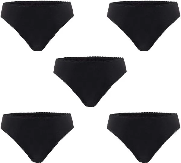 Vanever - Cotton Lycra High leg panties - pack of 5 - Image 4