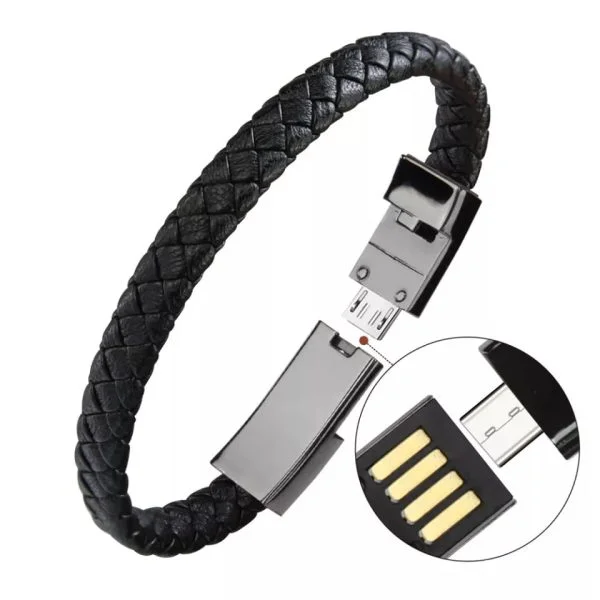 USB Data Cable Bracelet - Image 4