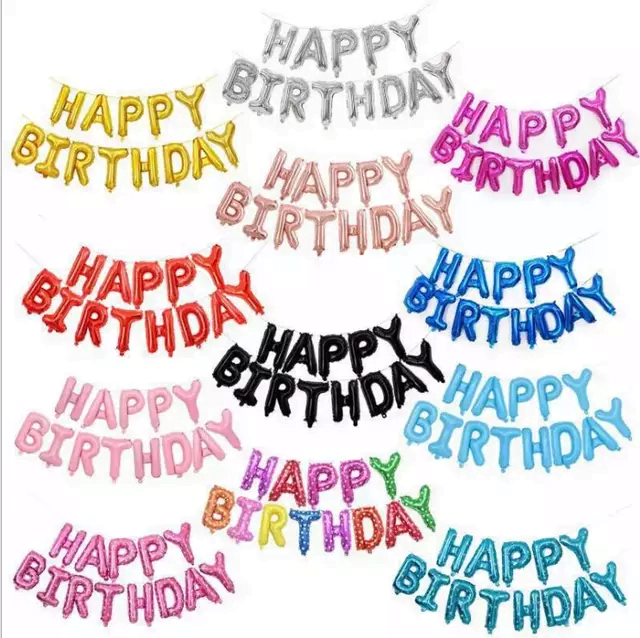 16" Happy Birthday foil balloon