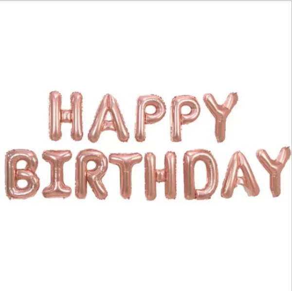 16" Happy Birthday foil balloon - Image 3