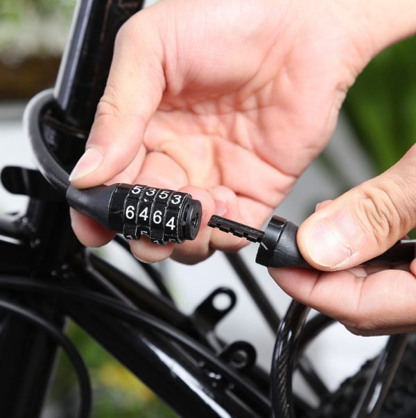 Password Bicycle Lock - 4 Digits Factory Set keylock - Image 6
