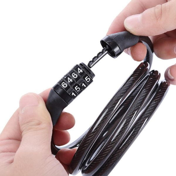 Password Bicycle Lock - 4 Digits Factory Set keylock - Image 3
