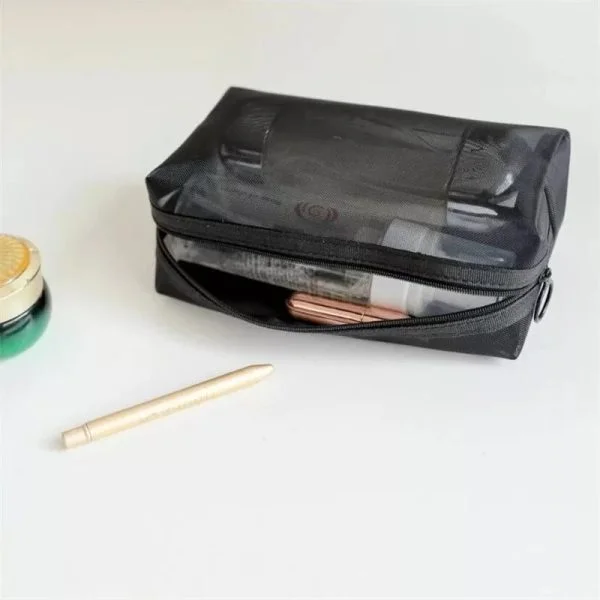 Portable Mesh Makeup purse - Image 4