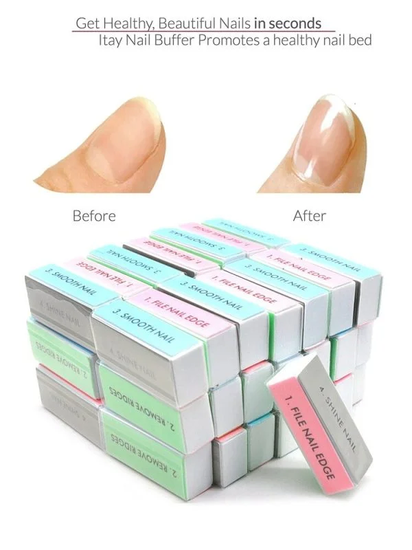 4 Sided Colorful Buffer Files Set - 4pcs - Image 7
