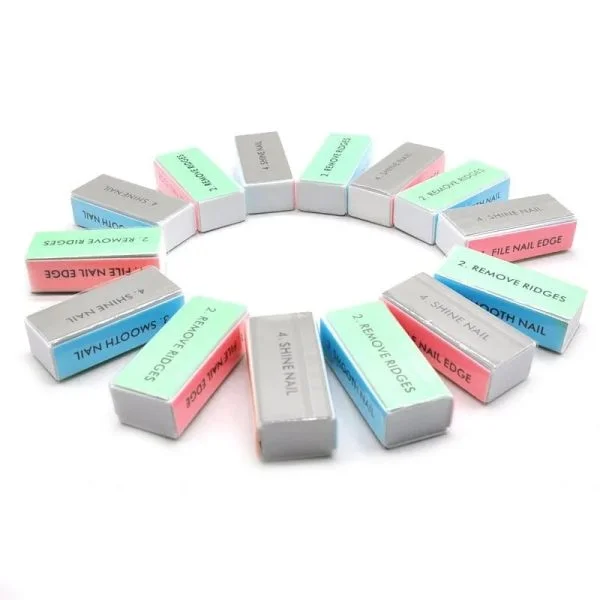 4 Sided Colorful Buffer Files Set - 4pcs - Image 4